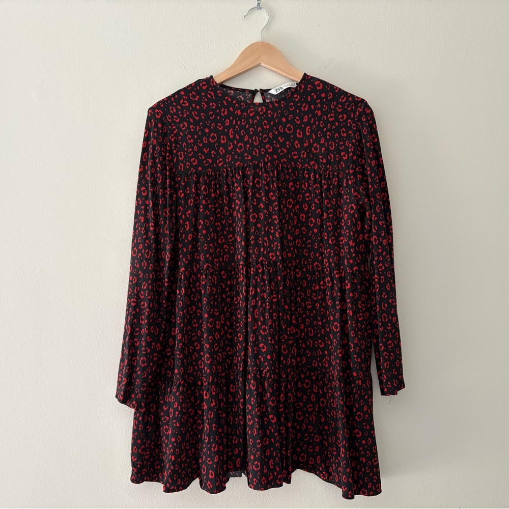 Zara leopard print dress